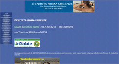 Desktop Screenshot of dentistaromaurgenze.it